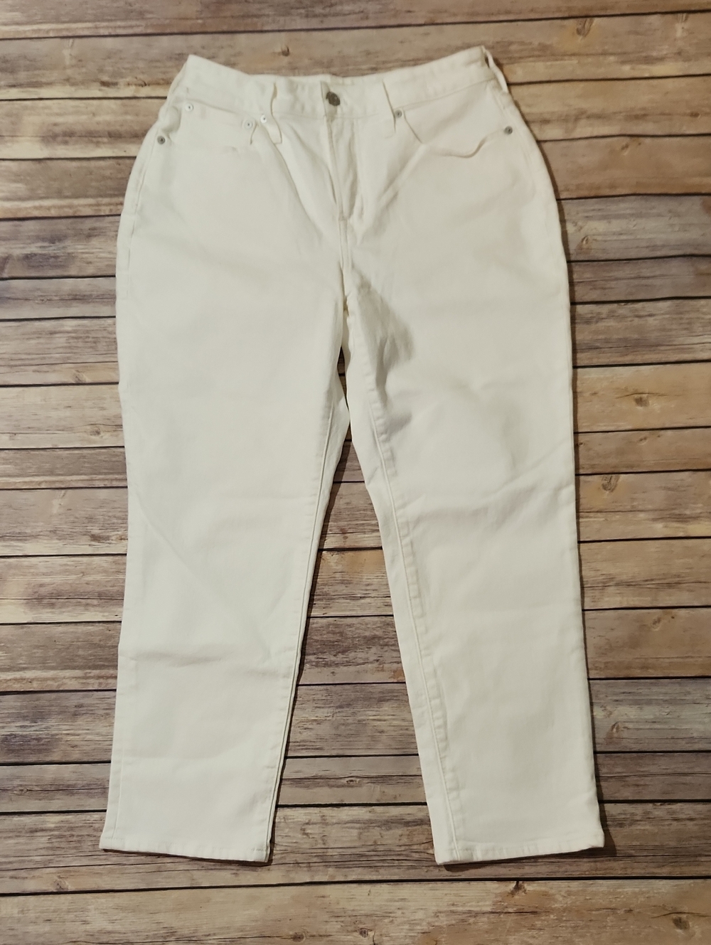 Madewell The Curvy Perfect Vintage Jean White Size 8P